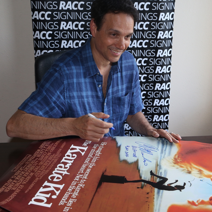 Karate Kid Ralph Macchio Autograph Signing Complete! by RACC Signings