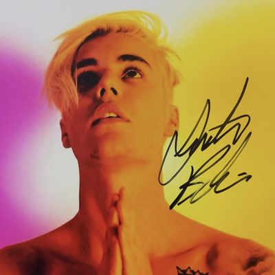 Justin Bieber Autograph Profile