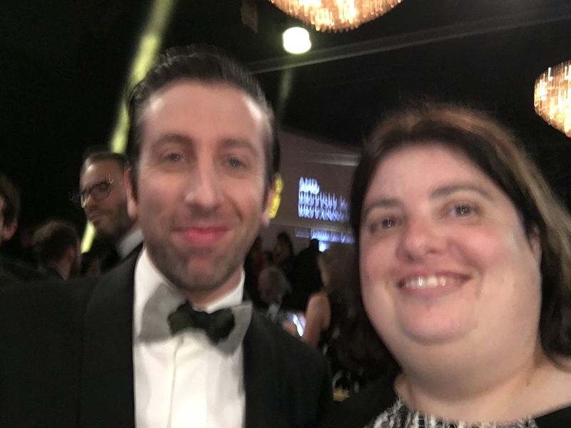 Simon Helberg Photo with RACC Autograph Collector Laura LaBarber Simon Helberg Photo with RACC Autograph Collector Laura LaBarber