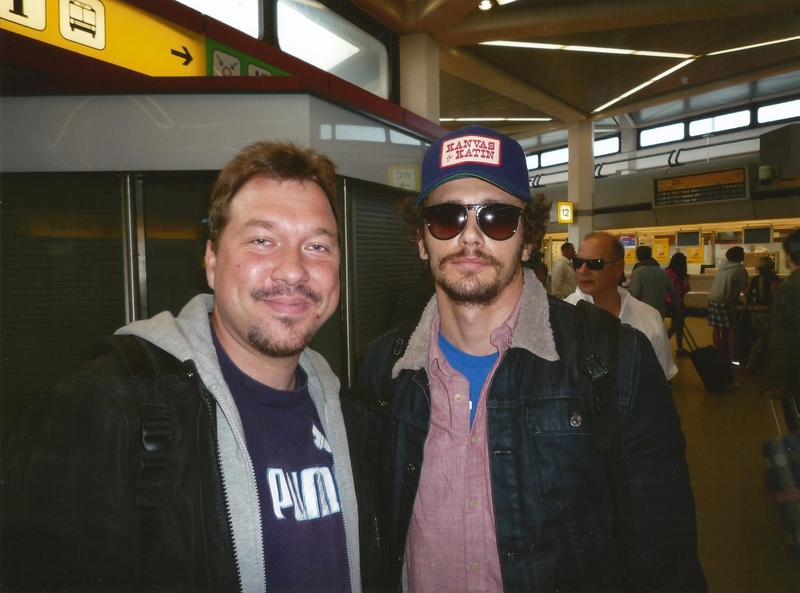 James Franco Photo with RACC Autograph Collector RB-Autogramme Berlin