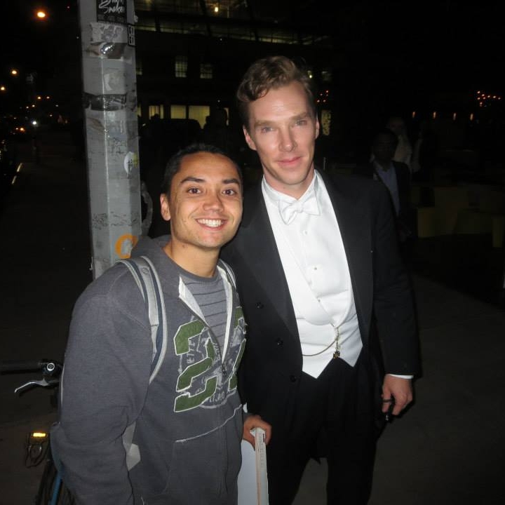 Benedict Cumberbatch Photo with RACC Autograph Collector Blue Line Signatures