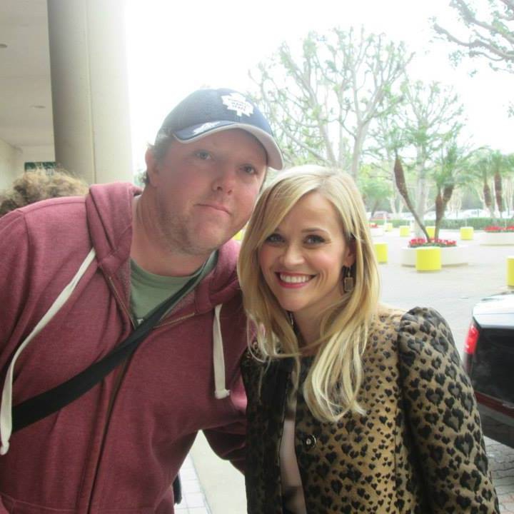 Reese Witherspoon Photo with RACC Autograph Collector David Durocher