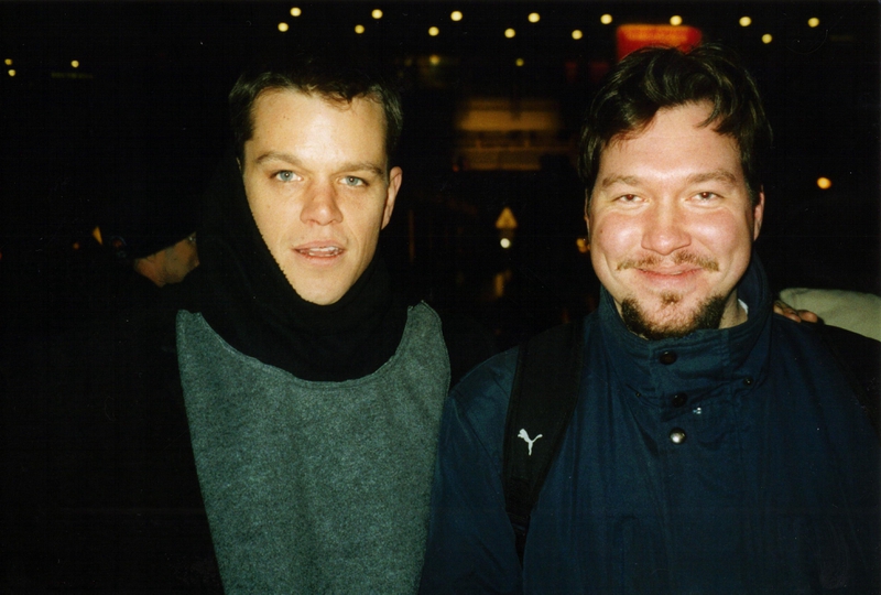 Matt Damon Photo with RACC Autograph Collector RB-Autogramme Berlin