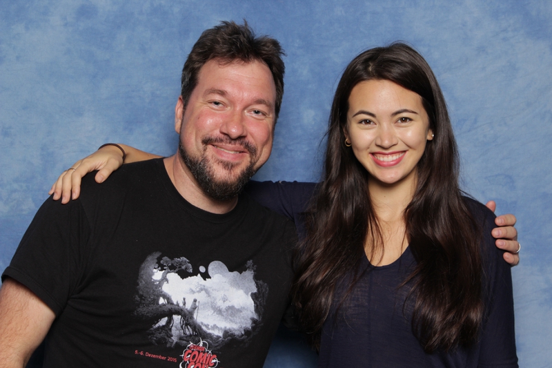 Jessica Henwick Photo with RACC Autograph Collector RB-Autogramme Berlin