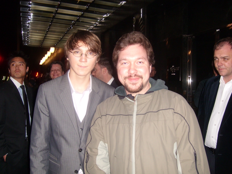 Paul Dano Photo with RACC Autograph Collector RB-Autogramme Berlin