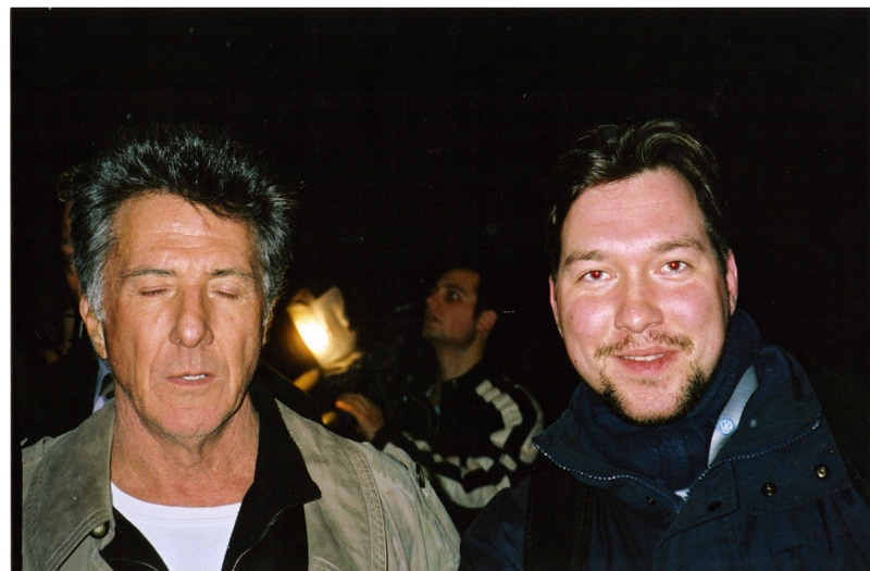 Dustin Hoffman Photo with RACC Autograph Collector RB-Autogramme Berlin