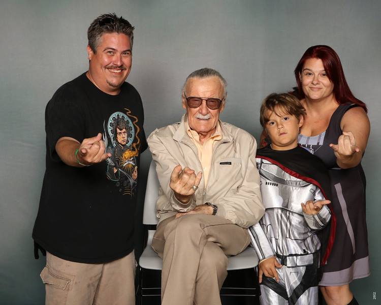 Stan Lee Photo with RACC Autograph Collector Bryan Calloway Stan Lee Photo with RACC Autograph Collector Bryan Calloway