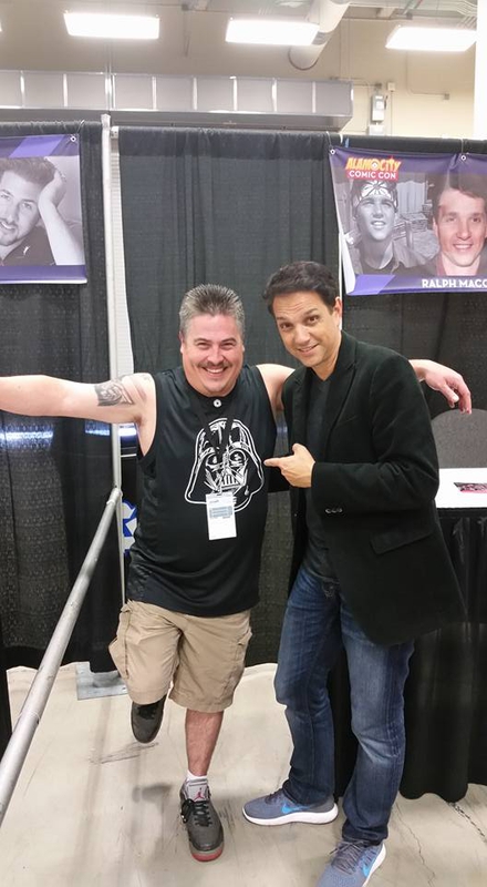 Ralph Macchio Photo with RACC Autograph Collector Bryan Calloway Ralph Macchio Photo with RACC Autograph Collector Bryan Calloway