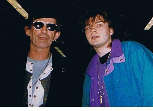 Keith Richards Photo with RACC Autograph Collector Bob Pivoroff