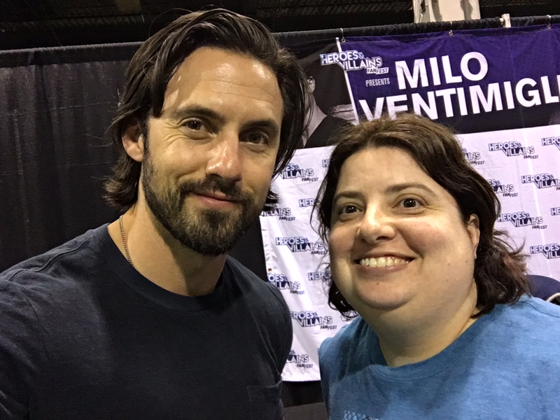 Milo Ventimiglia Photo with RACC Autograph Collector Laura LaBarber Milo Ventimiglia Photo with RACC Autograph Collector Laura LaBarber