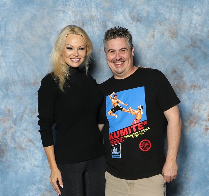 Pamela Anderson Photo with RACC Autograph Collector Bryan Calloway Pamela Anderson Photo with RACC Autograph Collector Bryan Calloway