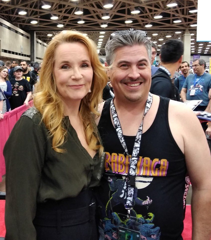 Lea Thompson Photo with RACC Autograph Collector Bryan Calloway Lea Thompson Photo with RACC Autograph Collector Bryan Calloway