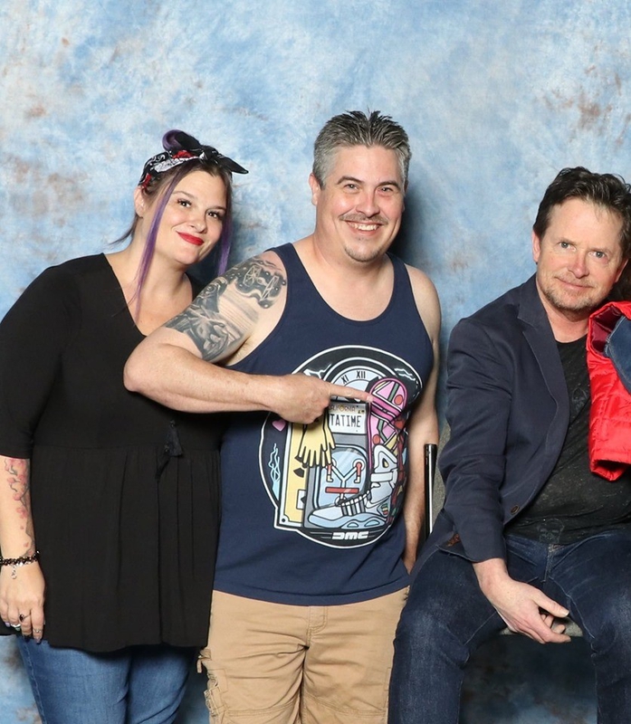 Michael J. Fox Photo with RACC Autograph Collector Bryan Calloway Michael J. Fox Photo with RACC Autograph Collector Bryan Calloway