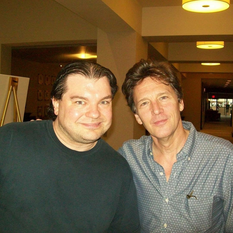 Andrew McCarthy Photo with RACC Autograph Collector Bob Pivoroff