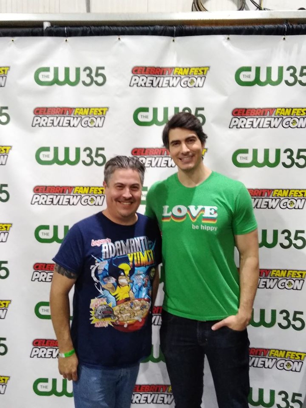 Brandon Routh Photo with RACC Autograph Collector Bryan Calloway Brandon Routh Photo with RACC Autograph Collector Bryan Calloway