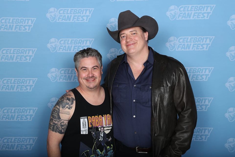 Brendan Fraser Photo with RACC Autograph Collector Bryan Calloway Brendan Fraser Photo with RACC Autograph Collector Bryan Calloway