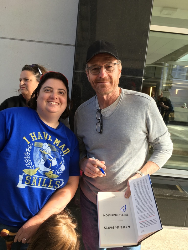 Bryan Cranston Photo with RACC Autograph Collector Laura LaBarber Bryan Cranston Photo with RACC Autograph Collector Laura LaBarber
