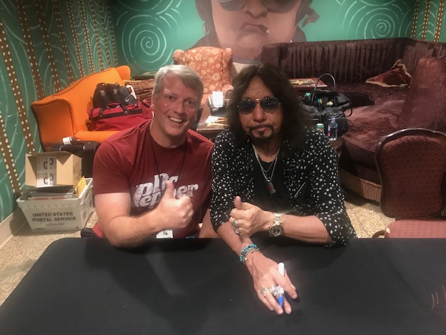 Ace Frehley Photo with RACC Autograph Collector Greg Drugan Ace Frehley Photo with RACC Autograph Collector Greg Drugan