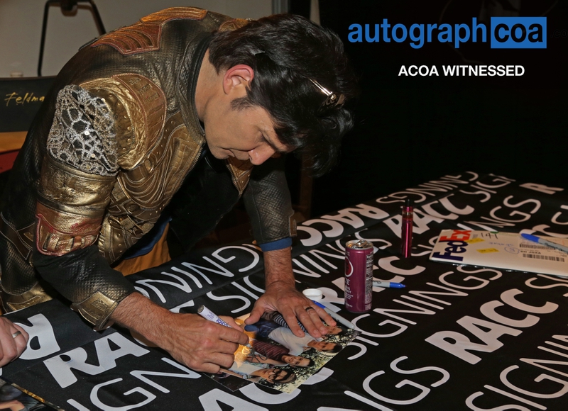 Corey Feldman Signing Autograph for RACC Autograph Collector RACC Signings
