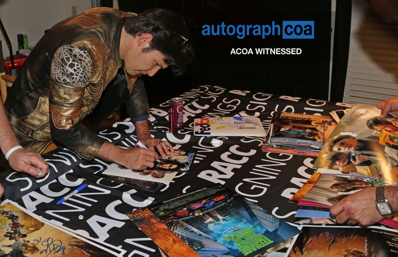 Corey Feldman Signing Autograph for RACC Autograph Collector RACC Signings