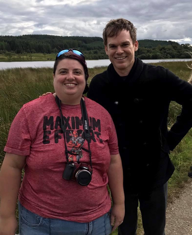 Michael C. Hall Photo with RACC Autograph Collector Laura LaBarber Michael C. Hall Photo with RACC Autograph Collector Laura LaBarber