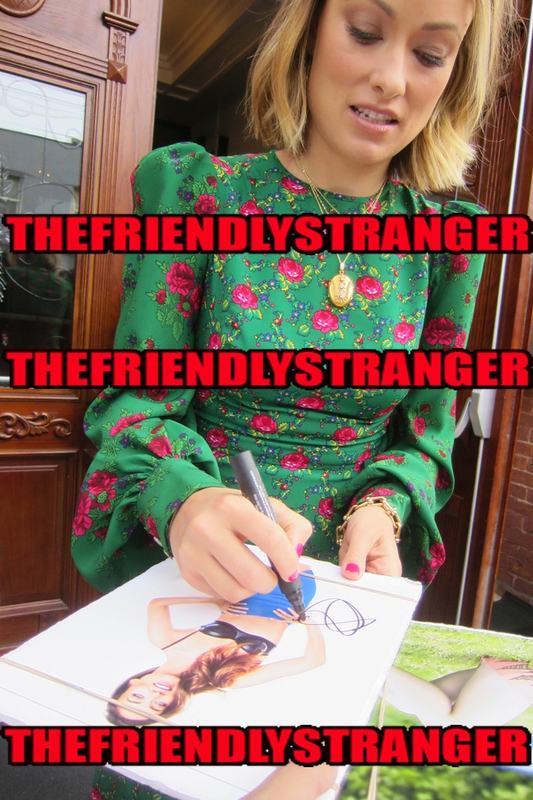 Olivia Wilde Signing Autographs for Authentic Autograph Dealer THEFRIENDLYSTRANGER Olivia Wilde Signing Autographshoto by Authentic Autograph Dealer THEFRIENDLYSTRANGER