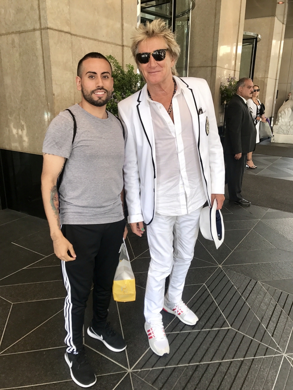 Rod Stewart Photo with RACC Autograph Collector Ryan Graham Rod Stewart Photo with RACC Autograph Collector Ryan Graham
