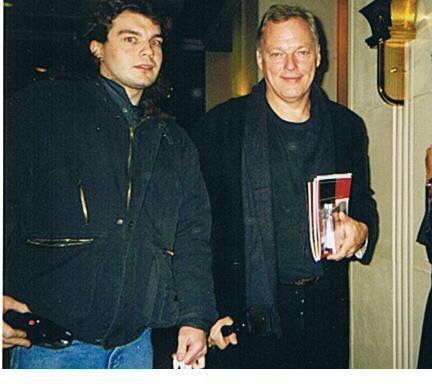 David Gilmour Photo with RACC Autograph Collector Bob Pivoroff