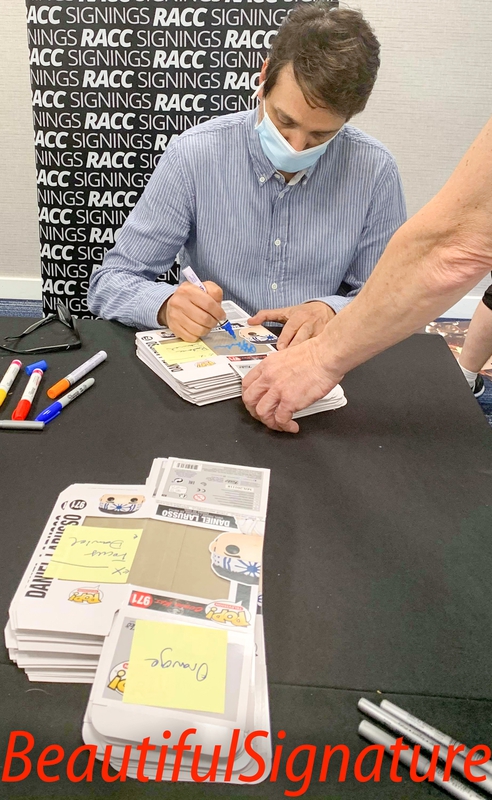 Ralph Macchio Signing Autographs for RACC Autograph Collector Dario Alequin Ralph Macchio Signing Autograph for RACC Autograph Collector Dario Alequin