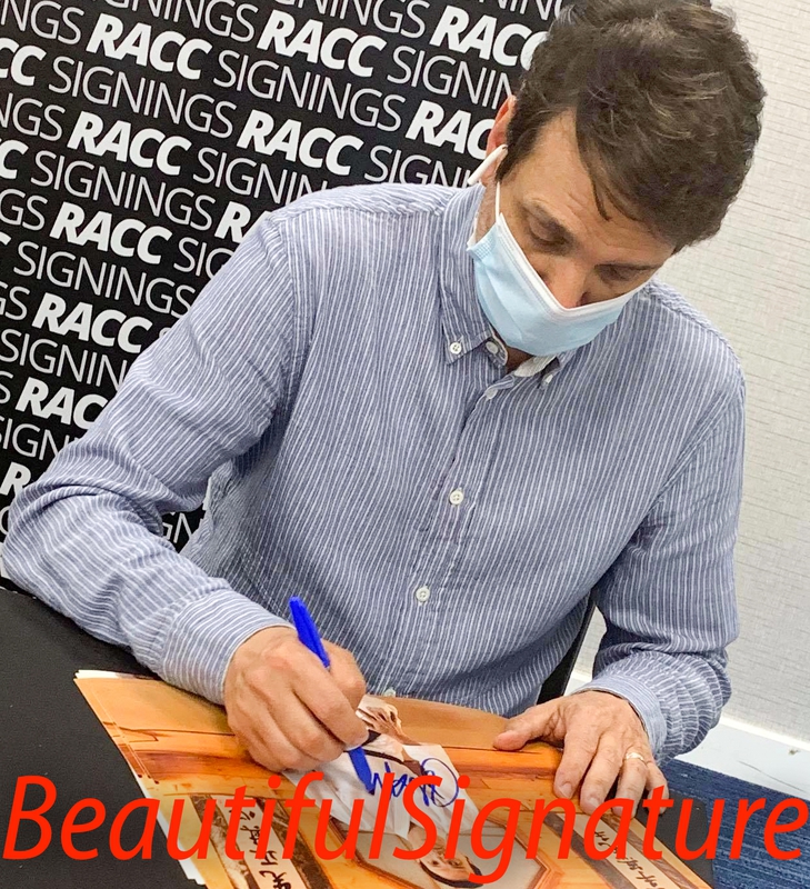 Ralph Macchio Signing Autograph for RACC Autograph Collector Dario Alequin