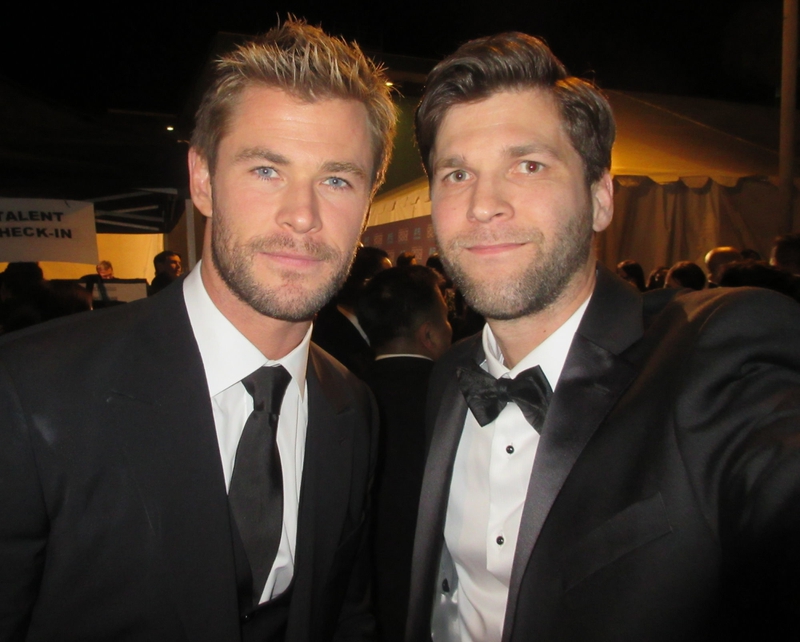 Chris Hemsworth Photo with RACC Autograph Collector All-Star Signatures, LLC