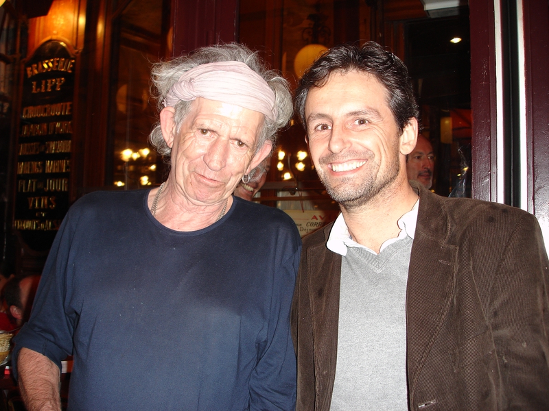 Keith Richards Photo with RACC Autograph Collector CB Autographs