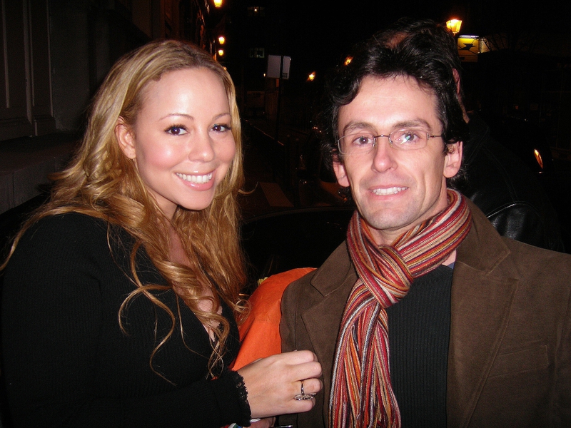 Mariah Carey Photo with RACC Autograph Collector CB Autographs Mariah Carey Photo with RACC Autograph Collector CB Autographs