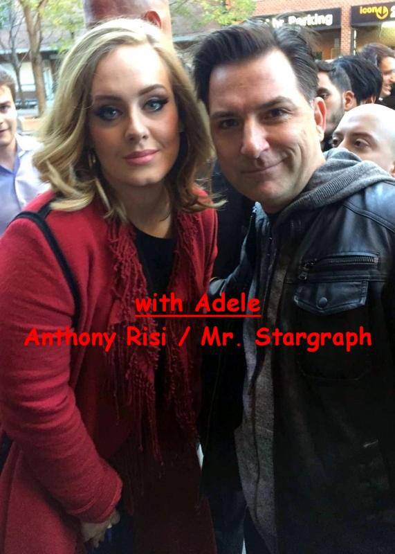 Adele Photo with RACC Autograph Collector Anthony Risi Adele Photo with RACC Autograph Collector Anthony Risi