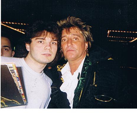 Rod Stewart Photo with Authentic Autograph Dealer Bob Pivoroff Rod Stewart Photo with Authentic Autograph Dealer Bob Pivoroff