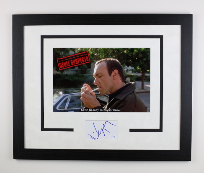 Item # 145280 - Kevin Spacey "The Usual Suspects" AUTOGRAPH Signed Framed 16x20 Display