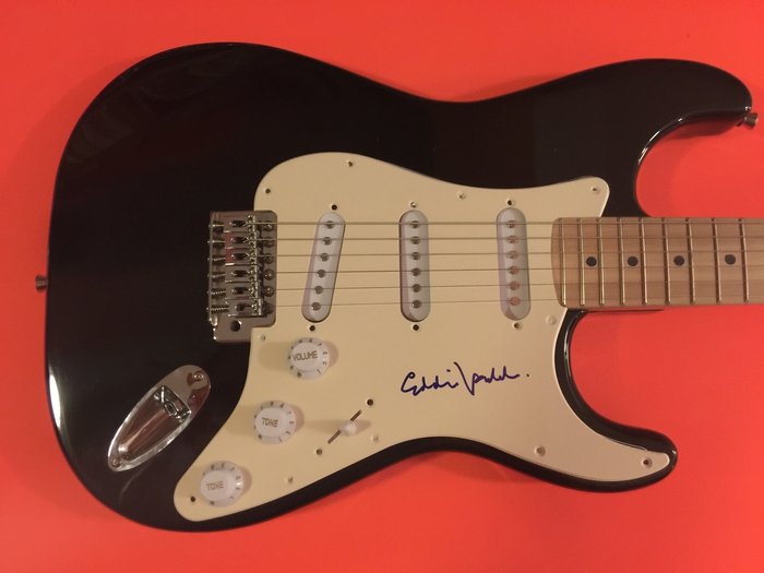 Item # 44702 - Pearl Jam Eddie Vedder Signed Autograph Guitar