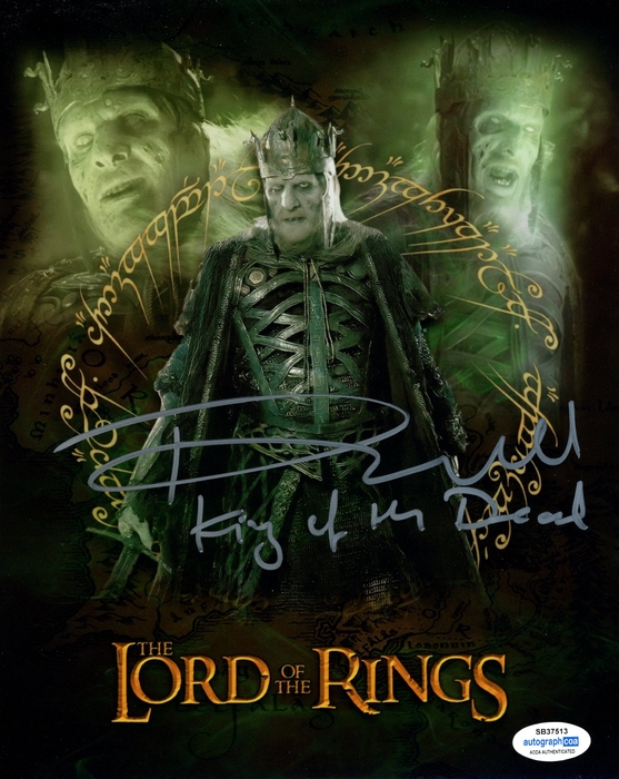 Item # 152779 - Paul Norell "The Lord of the Rings" SIGNED 'King of the Dead' 8x10 Photo
