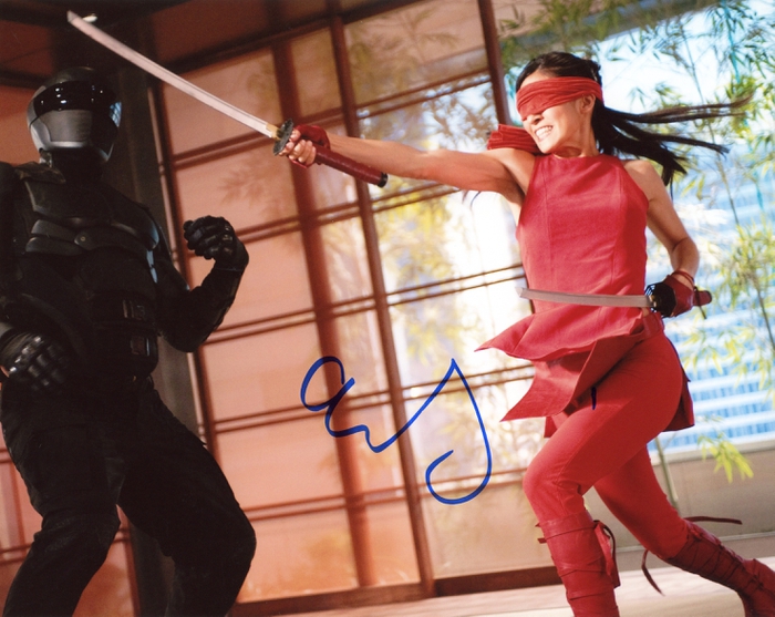 Elodie Yung Autographed/Signed Daredevil Elektra 8x10 