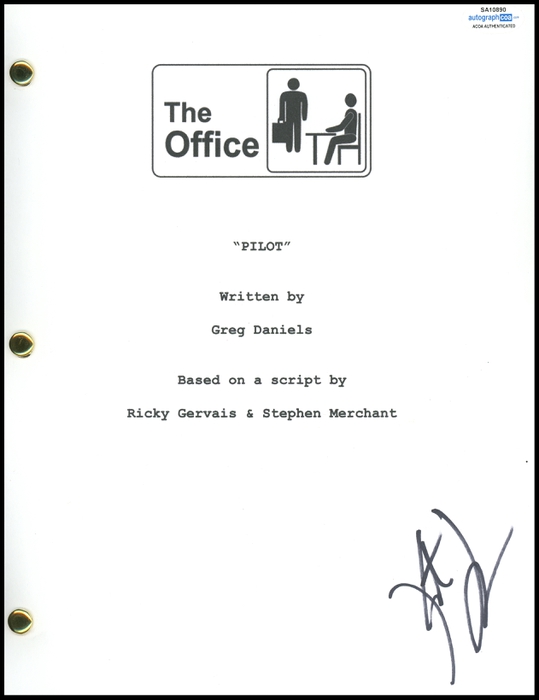 signed the office script