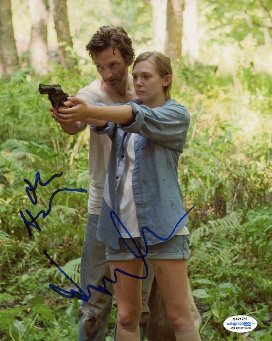 Item # 135527 - Elizabeth Olsen & John Hawkes "Martha Marcy May Marlene" SIGNED 8x10 Photo