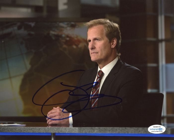 Item # 140968 - Jeff Daniels "The Newsroom" AUTOGRAPH Signed 'Will McAvoy' 8x10 Photo