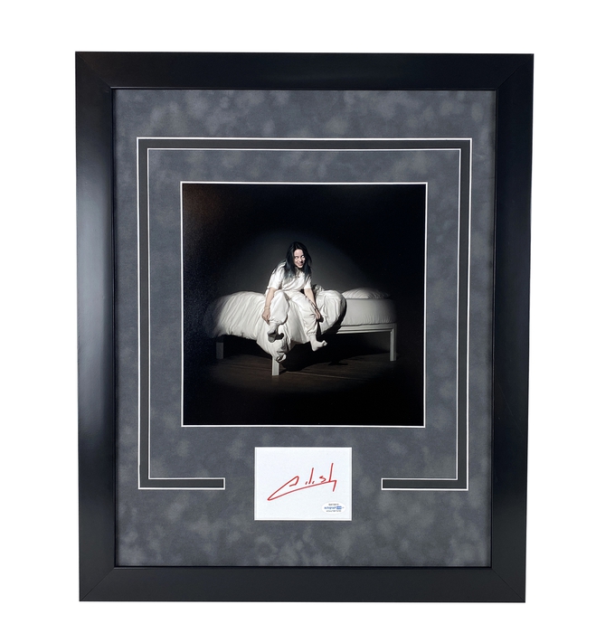 Item # 143143 - Billie Eilish Autograph Signed 16x20 Framed Album Cover Photo Display