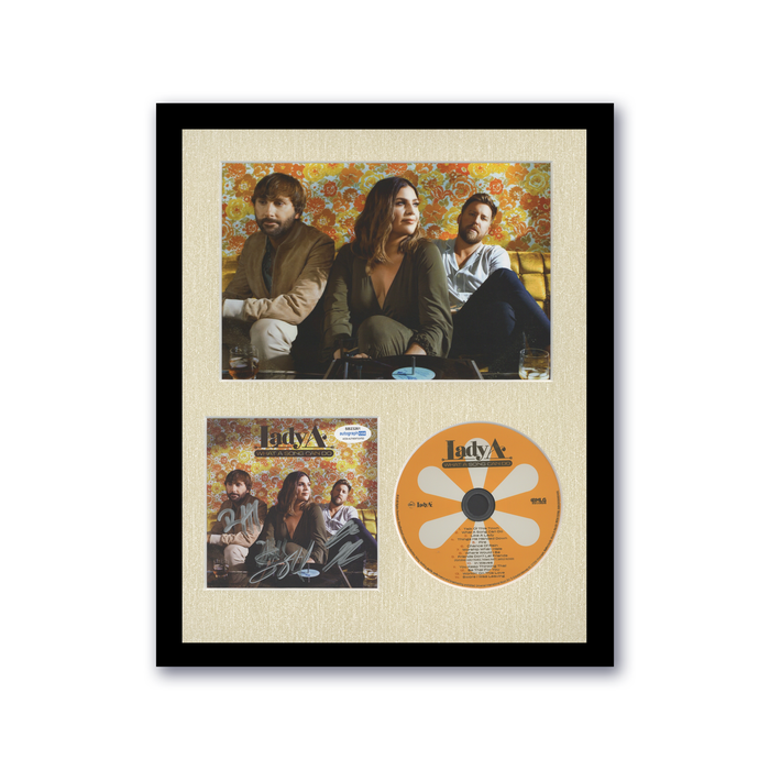 Item # 150667 - Lady A "What a Song Can Do" SIGNED 'Lady Antebellum' Framed 11x14 Display D