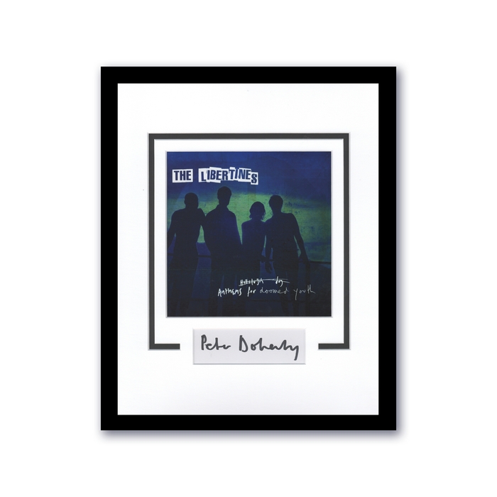 Item # 154836 - Pete Doherty "The Libertines" AUTOGRAPH Signed Photo Framed 11x14 Display B