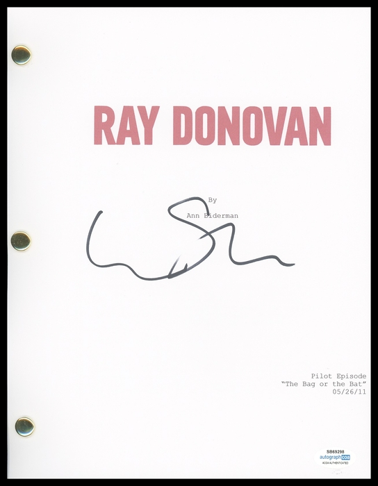 Item # 160679 - Liev Schreiber "Ray Donovan" AUTOGRAPH Signed Complete Pilot Episode Script