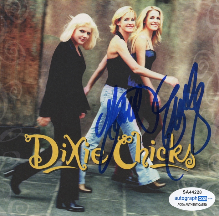Item # 140239 - Martie Maguire & Emily Strayer "The Chicks" SIGNED 'Dixie Chicks' CD Booklet
