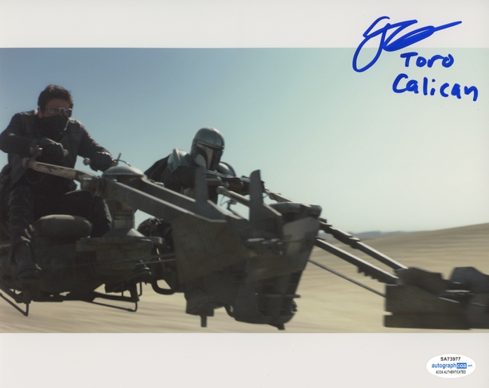 Item # 143494 - Jake Cannavale "The Mandalorian" AUTOGRAPH Signed 'Toro Calican' 8x10 Photo P