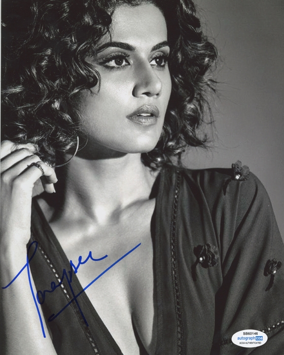 Item # 156678 - Taapsee Pannu "Haseen Dillruba" AUTOGRAPH Signed 8x10 Photo