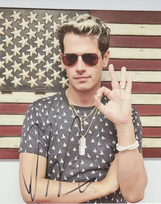 item # 70222 - milo yiannopoulos autographed signed 8x10 photo